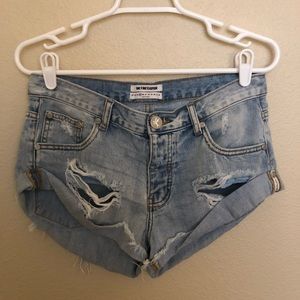One Teaspoon Bandit Jean Shorts